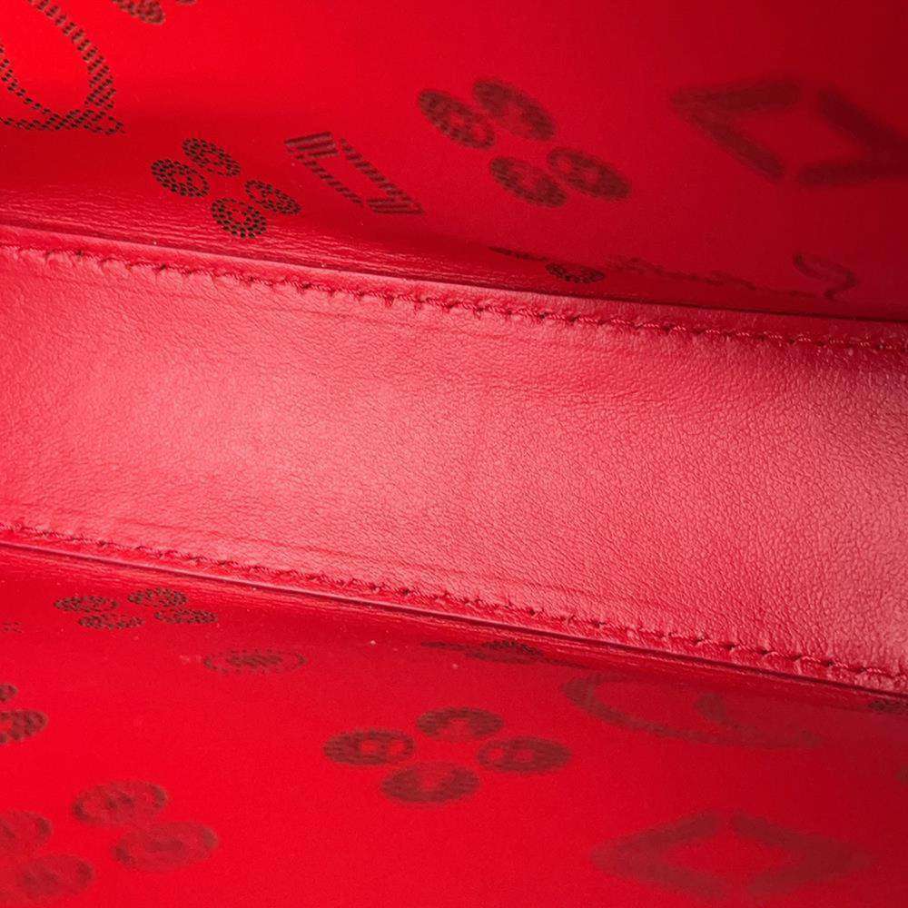 CHRISTIAN LOUBOUTIN Clutch Bag Rubira Zip-up Leather 3225038 2way Chain Shoulder - Picture 10 of 14